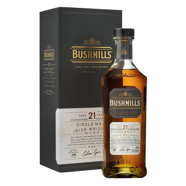 Bushmills 21 Years Single Malt Irish Whiskey