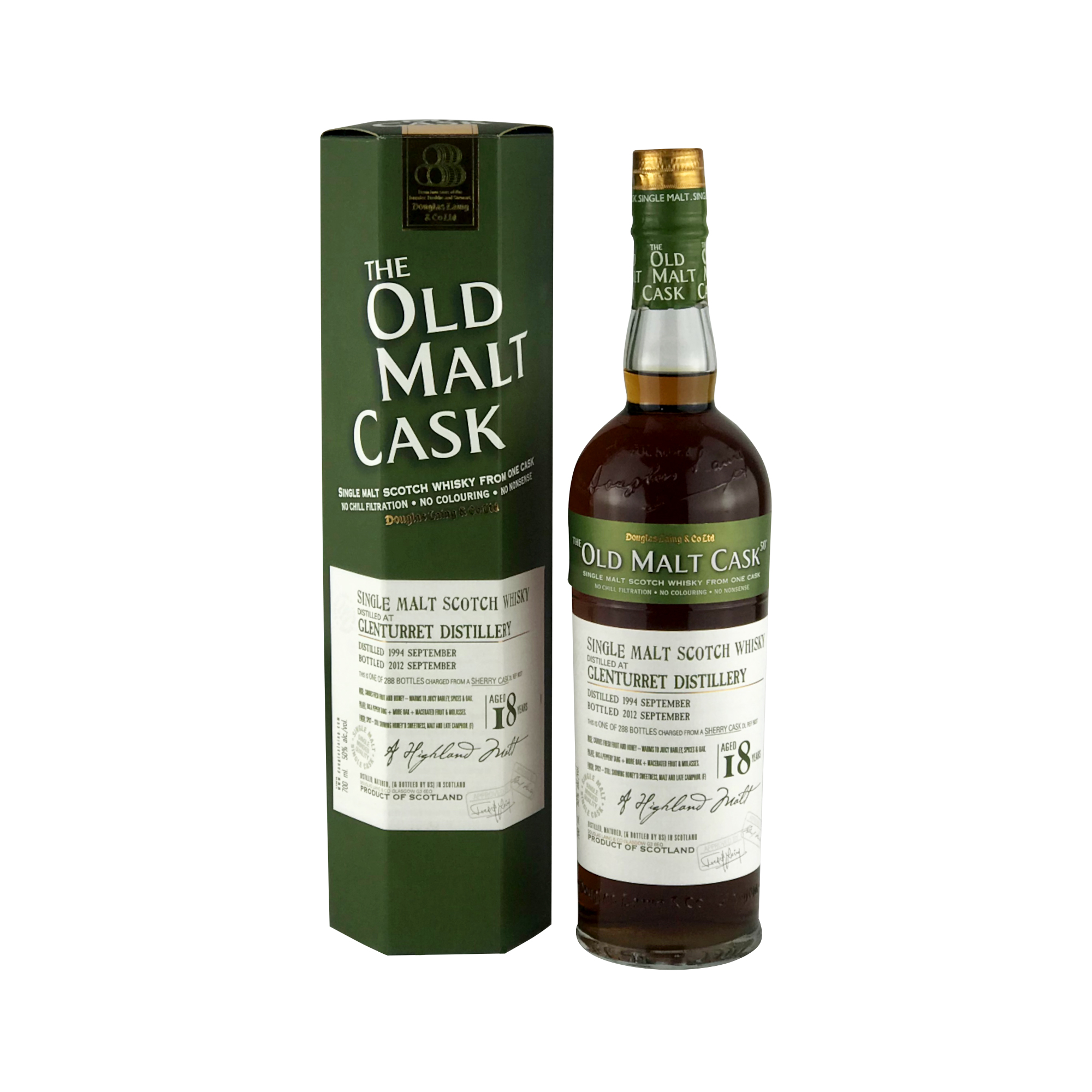 Glenturret 1994 / 18 Years / Old Malt Cask