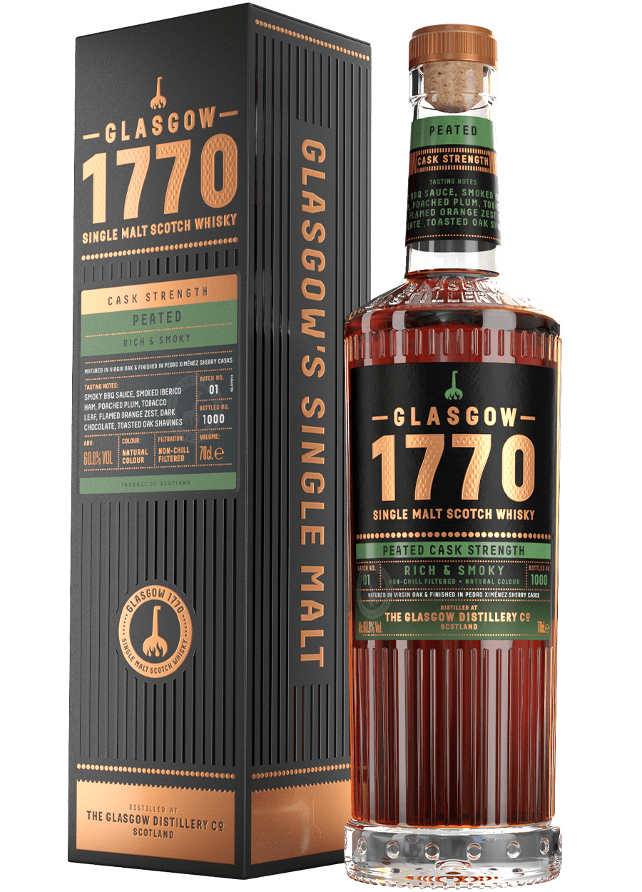 Glasgow 1770 Peated Cask Strength Batch 3