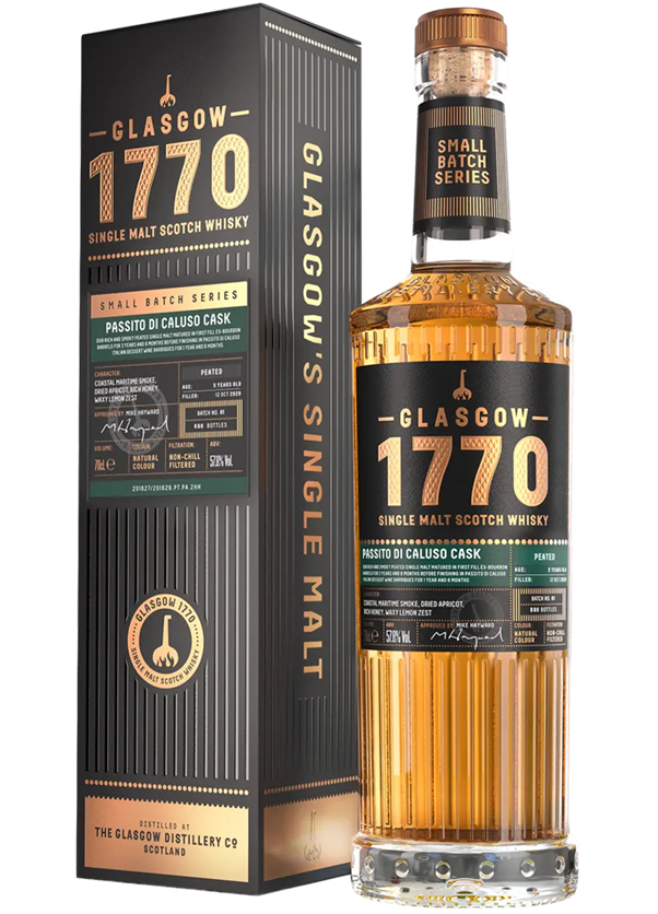 Glasgow 1770 Peated Passito di Caluso Cask Finish – Small Batch Series (57.8%)