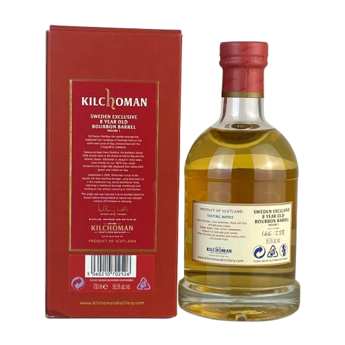 Kilchoman 2011 / 8 Years / Sweden Exclusive Bourbon Barrel