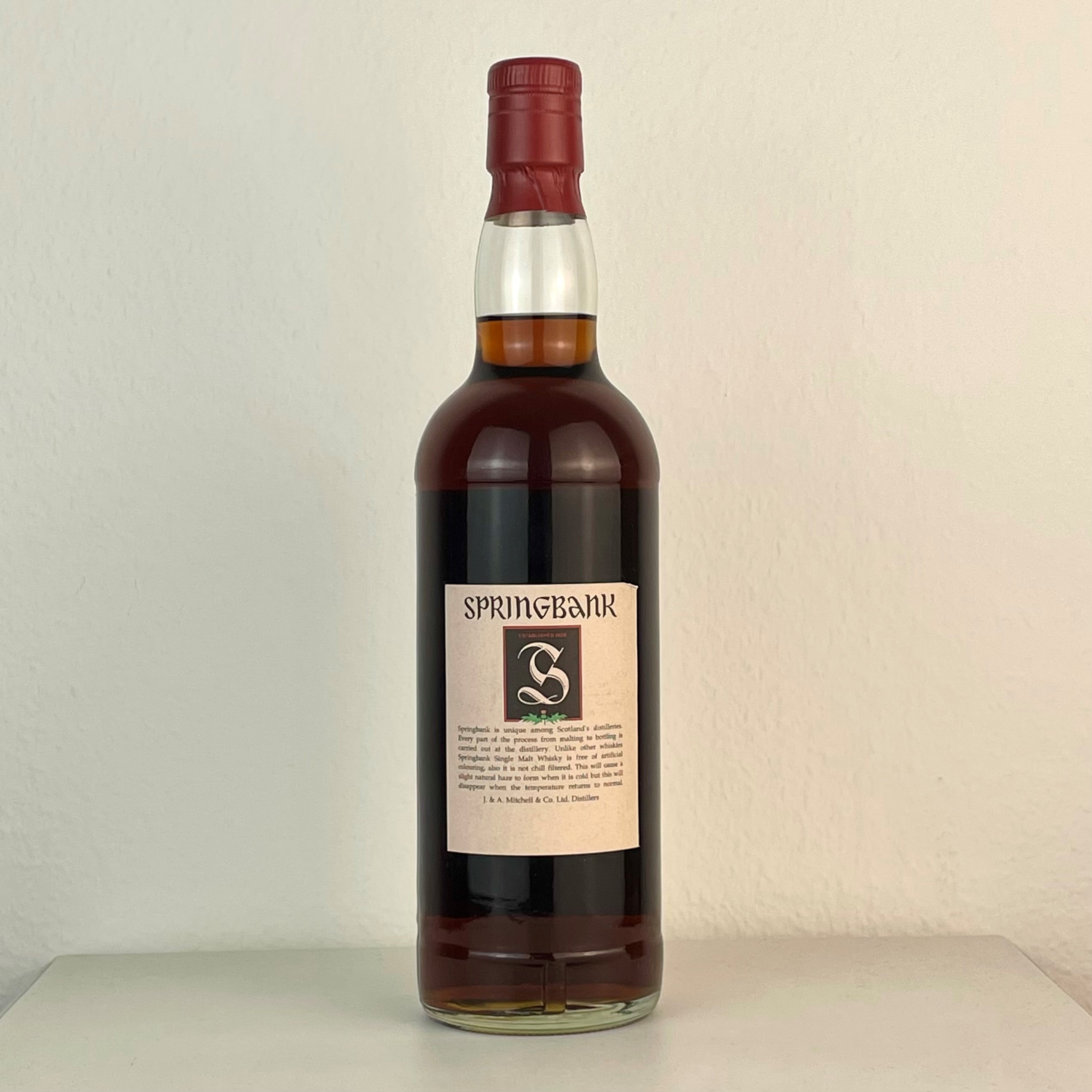 Springbank 100 Proof 12 Years The Green Thistle (1996)