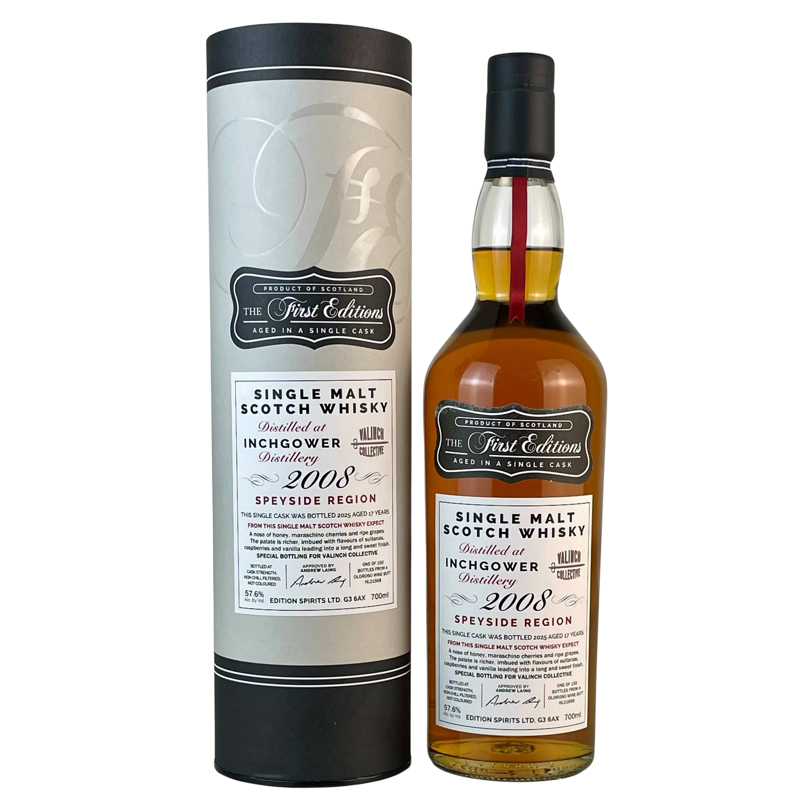 Inchgower 2008 / 17 Years / The First Editions for Valinch Collective - 10cl Sample