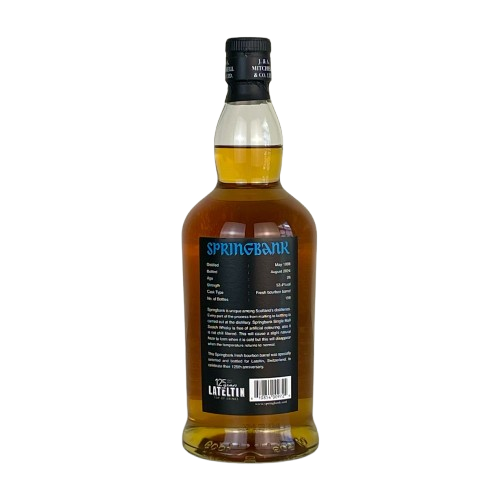 Springbank 1998 / 26 Years / 125 Years Lateltin