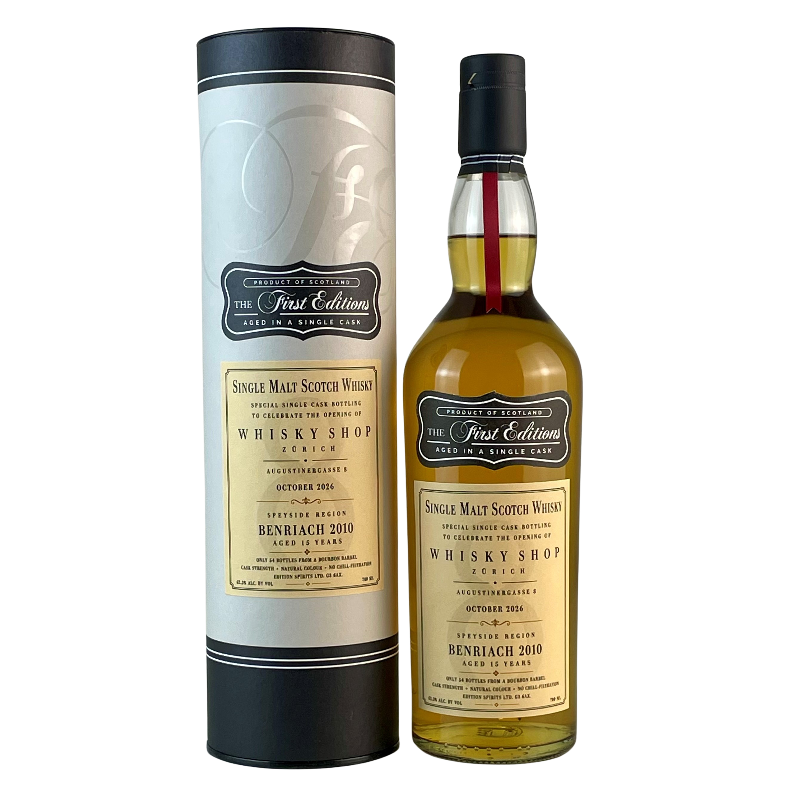 Benriach 2010 / 15 Years / The First Editions for Whisky Shop Zürich