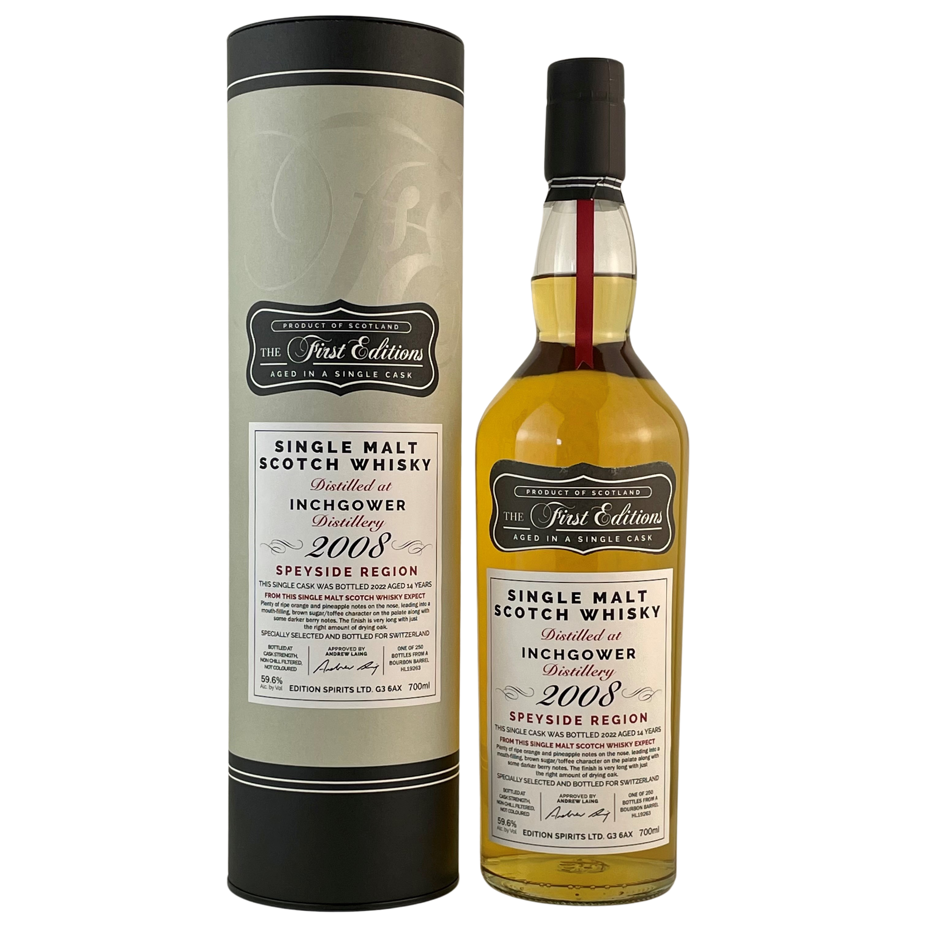 Inchgower 2008 / 14 Years / The First Editions Switzerland Exclusive