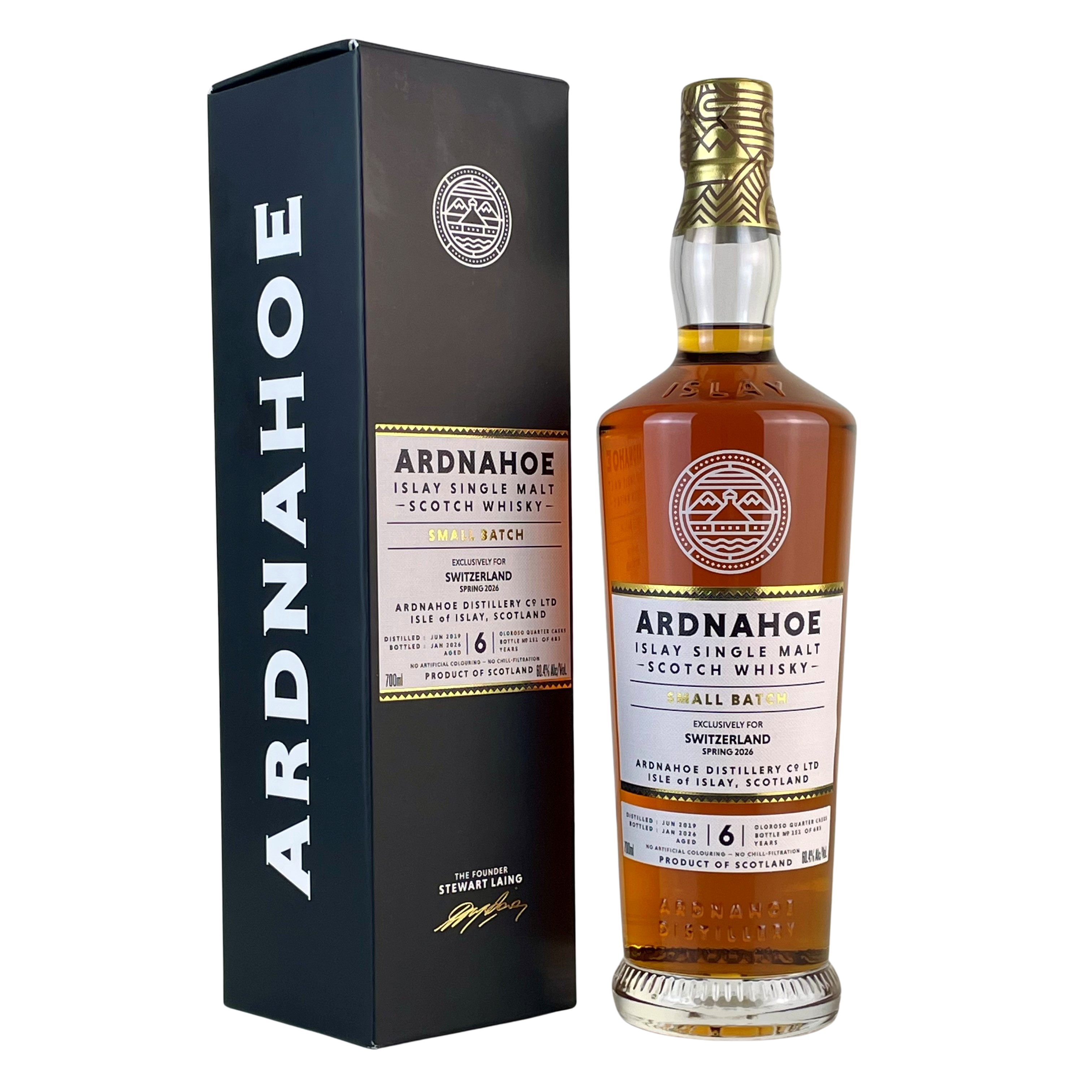 Ardnahoe 2019 / 6 Years - Small Batch Spring 2026 | Switzerland Exclusive