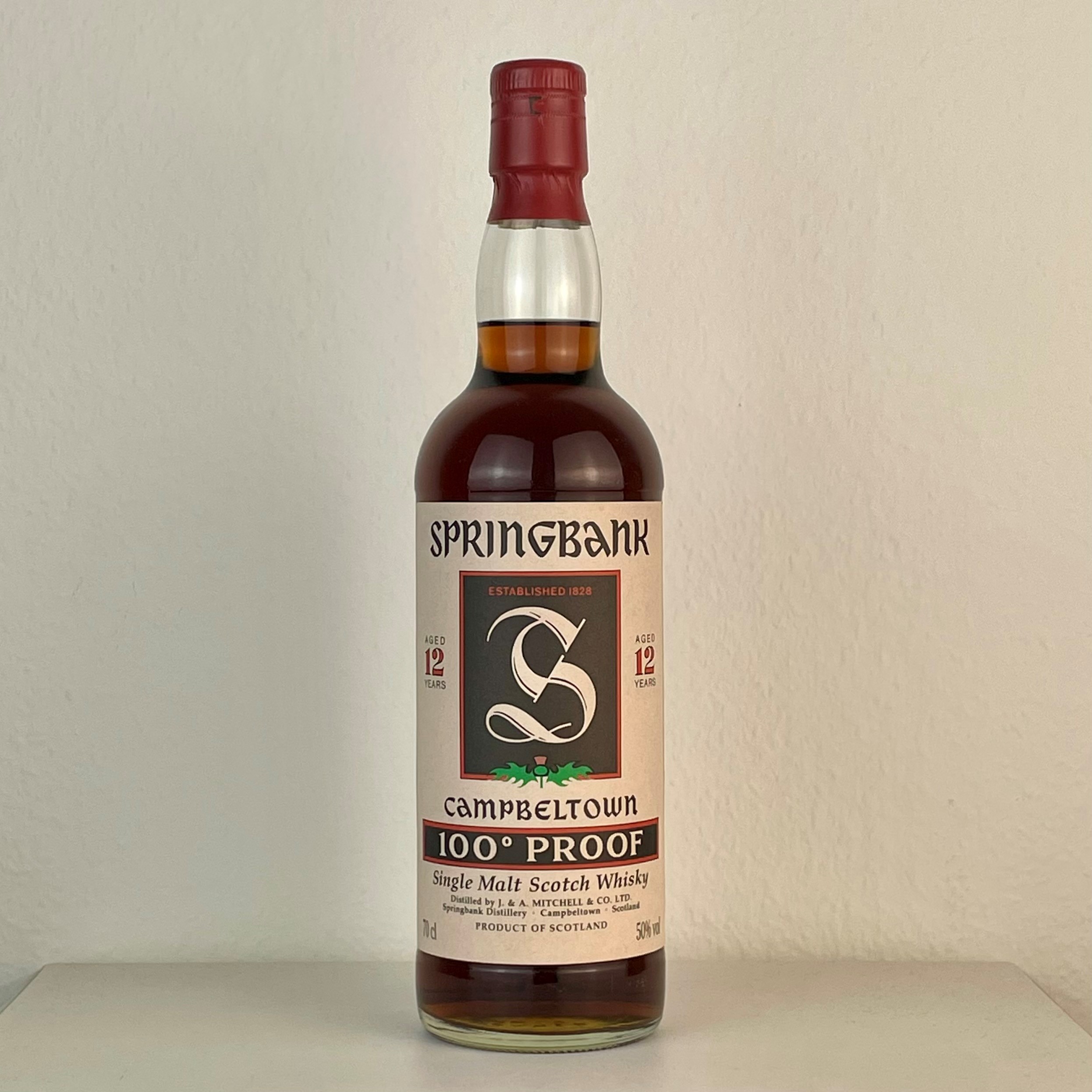 Springbank 100 Proof 12 Years The Green Thistle (1996)